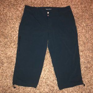 Blue-Green Columbia Capris